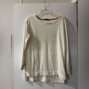 Women's Cream Long Sleeve Top